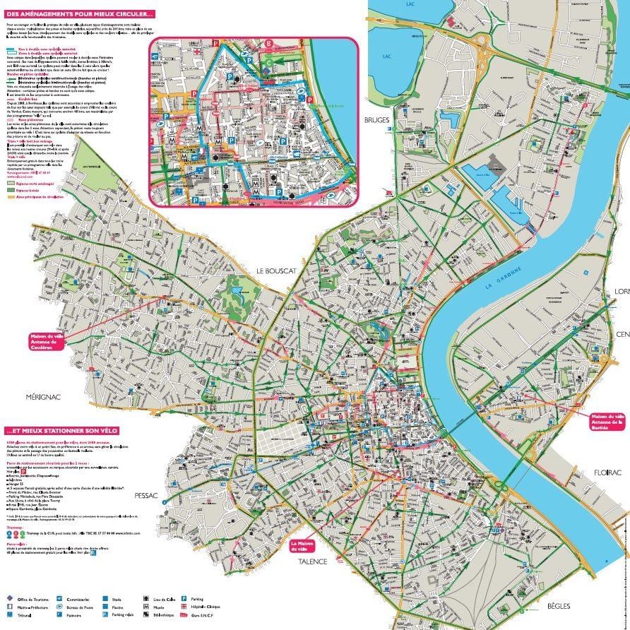 mapu Bordeaux bicykli