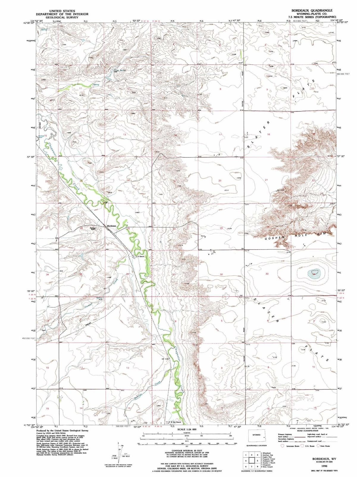 mapu Bordeaux topografické 