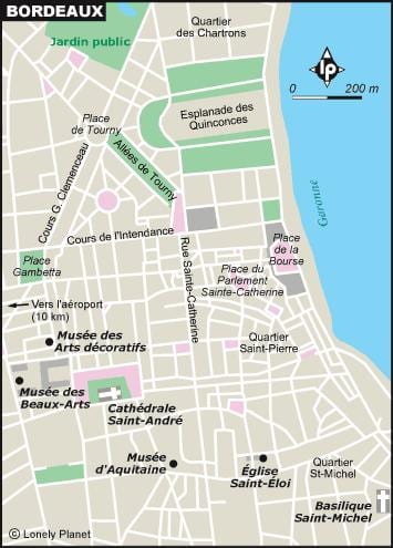 mapu Bordeaux záhrada