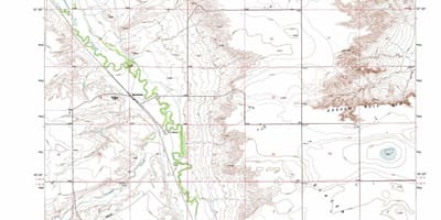 Mapu Bordeaux topografické 