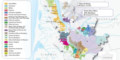 Mapu Bordeaux zámkoch