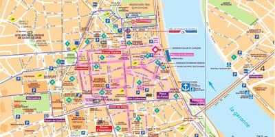Bordeaux mapy